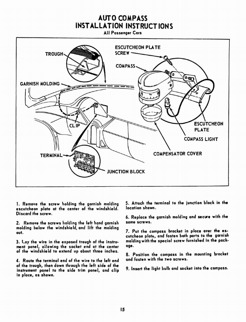 1955 Chevrolet Accessories Manual Page 17
